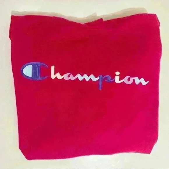 Champion Middleweight Jersey Pullover Hoodie, Women’s Size Small, Fuchsia - Picture 9 of 11